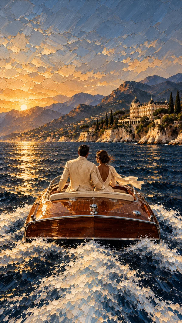 The Riviera, composition verticale